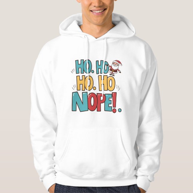 Santa's Sassy Side Hoodie (Vorderseite)