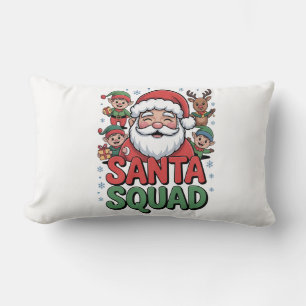 Santas schlechter Einfluss (Lustiger Santa-Trupp) Lendenkissen