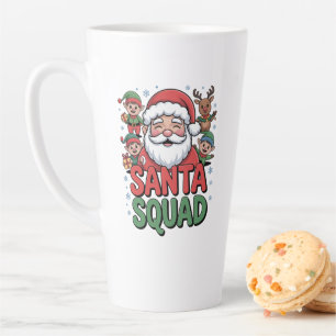 Santas schlechter Einfluss (Lustiger Santa-Trupp) Milchtasse