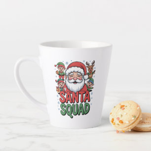 Santas schlechter Einfluss (Lustiger Santa-Trupp) Milchtasse