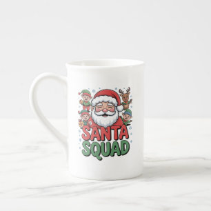 Santas schlechter Einfluss (Lustiger Santa-Trupp) Prozellantasse