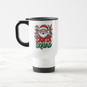 Santas schlechter Einfluss (Lustiger Santa-Trupp) Reisebecher