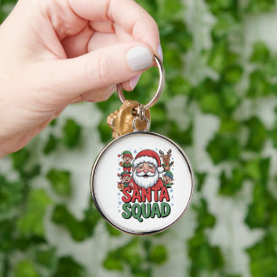 Santas schlechter Einfluss (Lustiger Santa-Trupp) Schlüsselanhänger