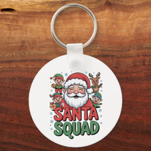 Santas schlechter Einfluss (Lustiger Santa-Trupp) Schlüsselanhänger