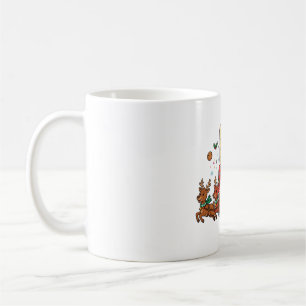 Santas Schlitten Food Truck Lustige Kunst Kaffeetasse