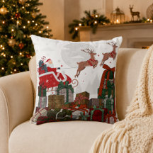 Santas Schlitten und Rentiere Weihnachten