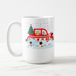 Santas Schneepflug-Schabernack – Die Halle einreiß Kaffeetasse