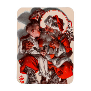 Santas Schoß Magnet