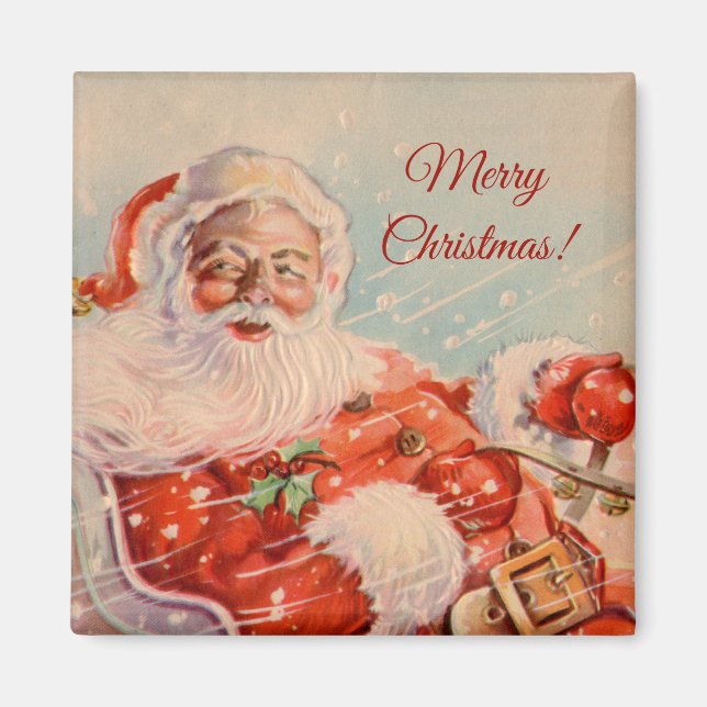 Santas Sleigh Ride Magnet (Vorne)