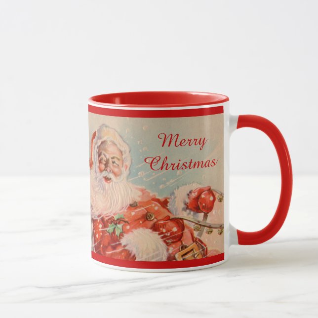 Santas Sleigh Ride Tasse (Rechts)