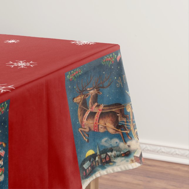 Santas Sleigh Ride Tischdecke (Beispiel)