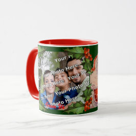 Santas Sleigh Ride Weihnachts-Foto Tasse