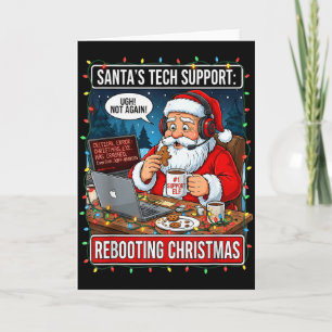 Santas Tech-Support_ Weihnachten neu starten Lusti Karte