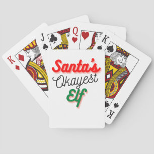 Santa's Tokest Elf   Weihnachten Spielkarten