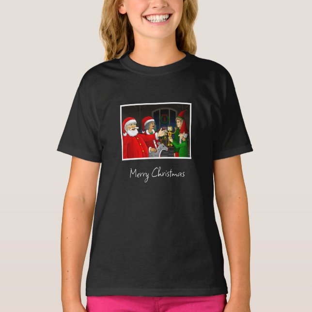 Santas Toy Workshop T-Shirt (Vorderseite)