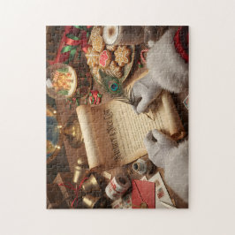 Santas unartige und brave Liste Weihnachts-Schreib Puzzle