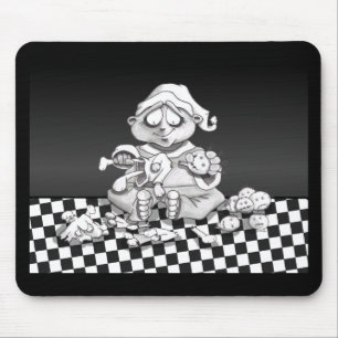 Santas verdrehter Helfer Mousepad