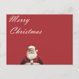 Santa's Vintage Greetings Postcard Postkarte