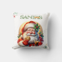 Santas Weihnachts-Kaffeepause-Kissen