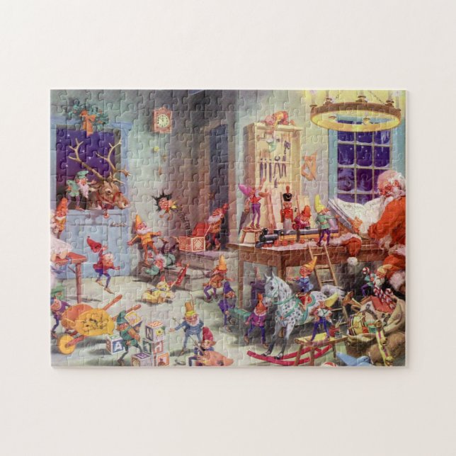 Santas Werkstatt Puzzle (Horizontal)