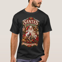 Santas Werkstatt – Weihnachtsgeschenke & Weihnacht T-Shirt