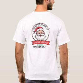 Santa's Workshop Little Helper Elf Personalisiert T-Shirt