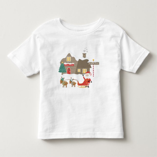 Santa's Workshop - Weihnachtsgeschichten Kleinkind T-shirt (Vorderseite)