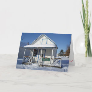 „Santa's Workshop" Weihnachtskarte Karte