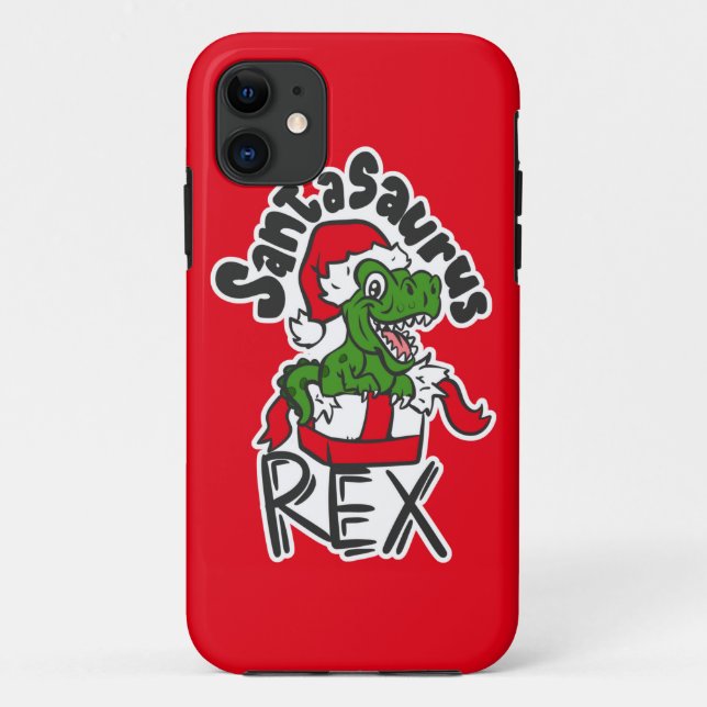 Santasaurus Rex Case-Mate iPhone Hülle (Rückseite)