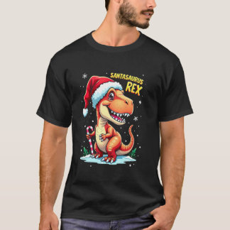 Santasaurus Rex Lustiger Dinosaurier Weihnachten S T-Shirt