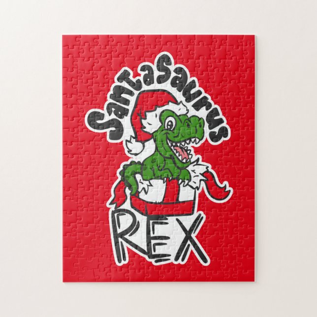 Santasaurus Rex Puzzle (Vertikal)