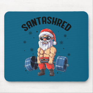 Santashred Lustiger Weihnachtsmann Meme Weihnachte Mousepad