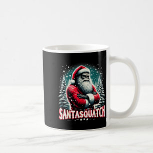 Santasquatch Lustiger Bigfoot Weihnachtsmann Weihn Kaffeetasse