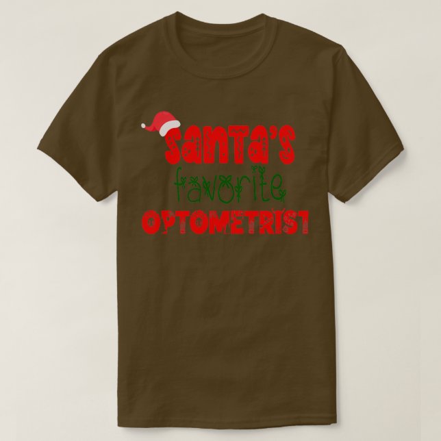 Santax27's Lieblings-Optometristen Weihnachtsgesch T-Shirt (Design vorne)