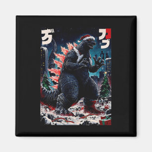 Santazilla Japanisches Monster Kaiju Dinosaurier W Magnet