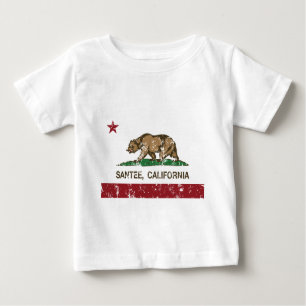 santee Kalifornien-Staatsflagge Baby T-shirt