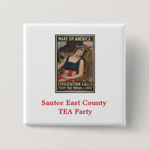 Santee OstLandkreis TEE Party Button