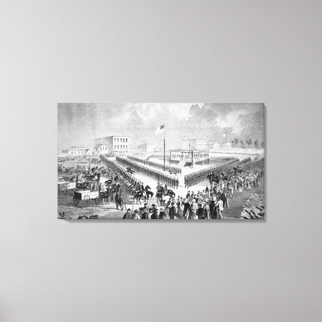 Santee Sioux Urising, Mankato, Minnesota, 186 Leinwanddruck (Vorderseite)