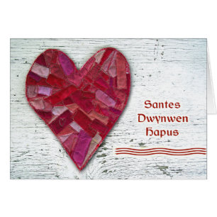 Santes Dwynwen Hapus, Heiliger Dwynwen's Day Heart