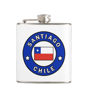 Santiago Chile Flachmann