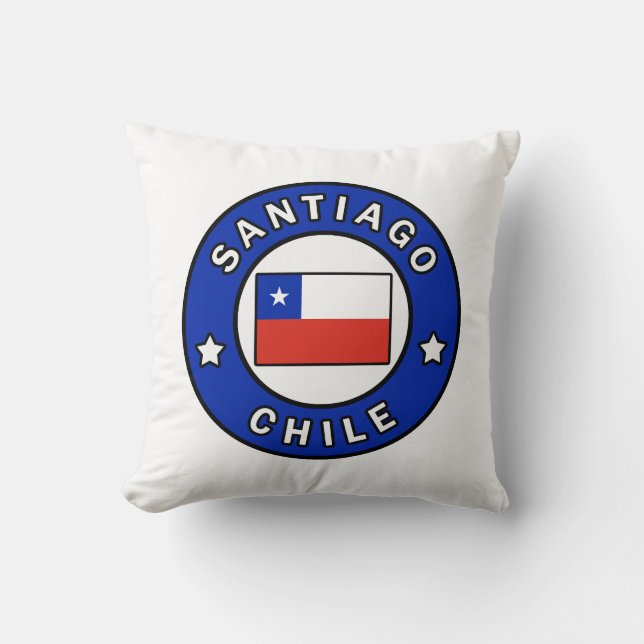 Santiago Chile Kissen (Vorderseite)