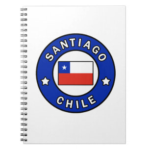 Santiago Chile Notizblock
