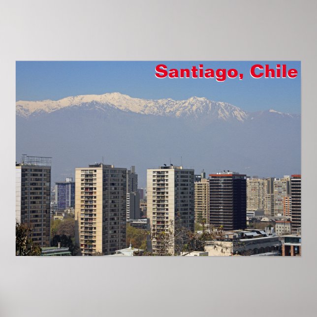 Santiago, Chile Poster (Vorne)