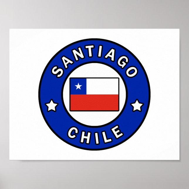 Santiago Chile Poster (Vorne)