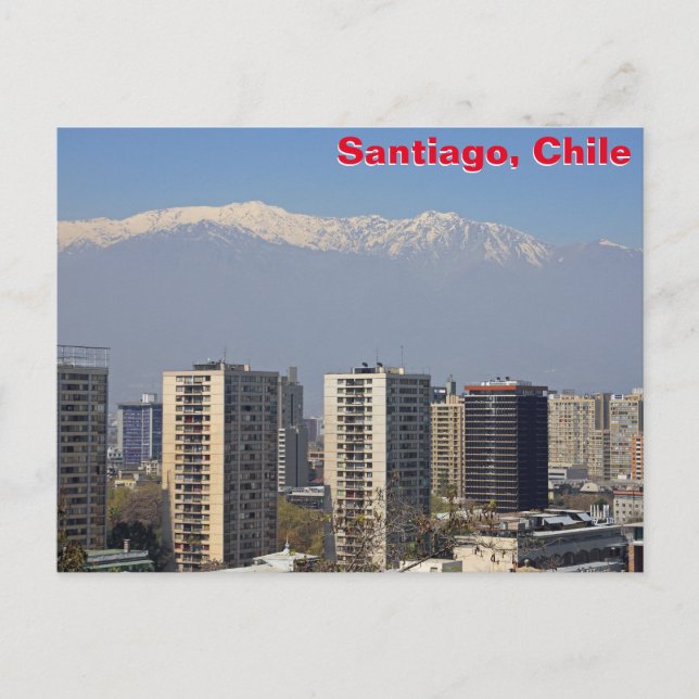 Santiago, Chile Postkarte (Vorderseite)