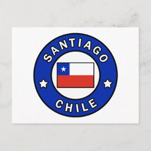 Santiago Chile Postkarte