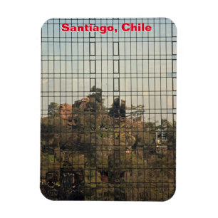 Santiago, Chile-Reflexion Magnet