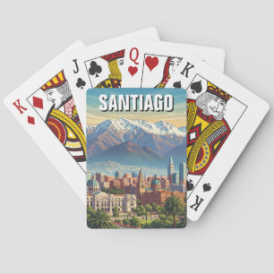 Santiago Chile Reise Spielkarten