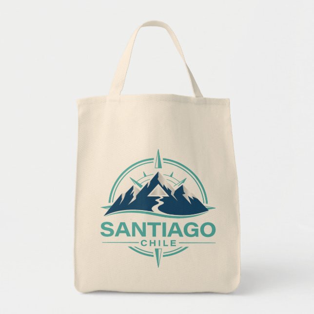 Santiago Chile Südamerika Tragetasche (Vorne)