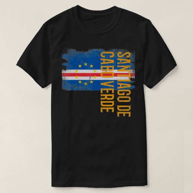 Santiago de Cabo Verde Kap Verde T-Shirt (Design vorne)